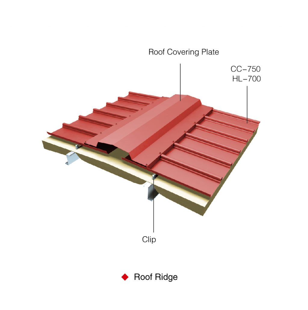 CC-750/HL-700 clip concealed roof - Lintel Structure